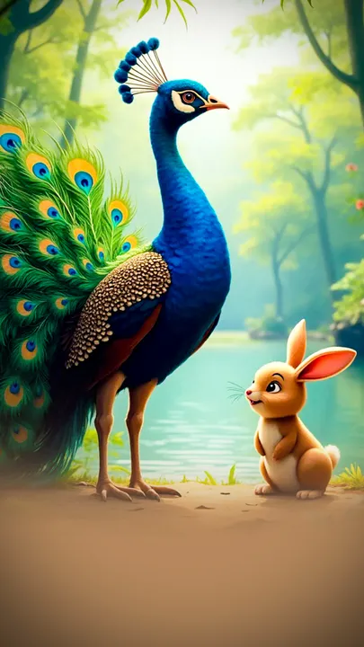 Jungle Story Peacock realizes his mistake (1)