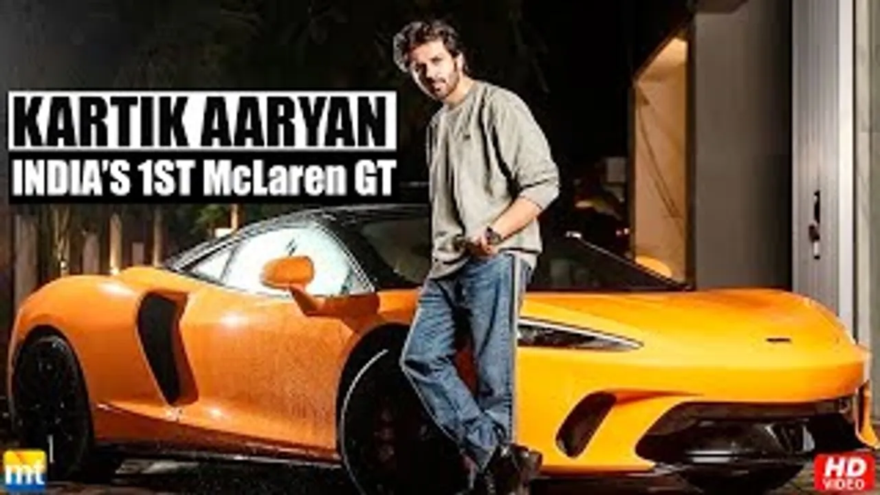 Kartik Aaryan Gets India's First Orange McLaren GT From Bhushan Kumar For 'Bhool Bhulaiyaa 2' Success