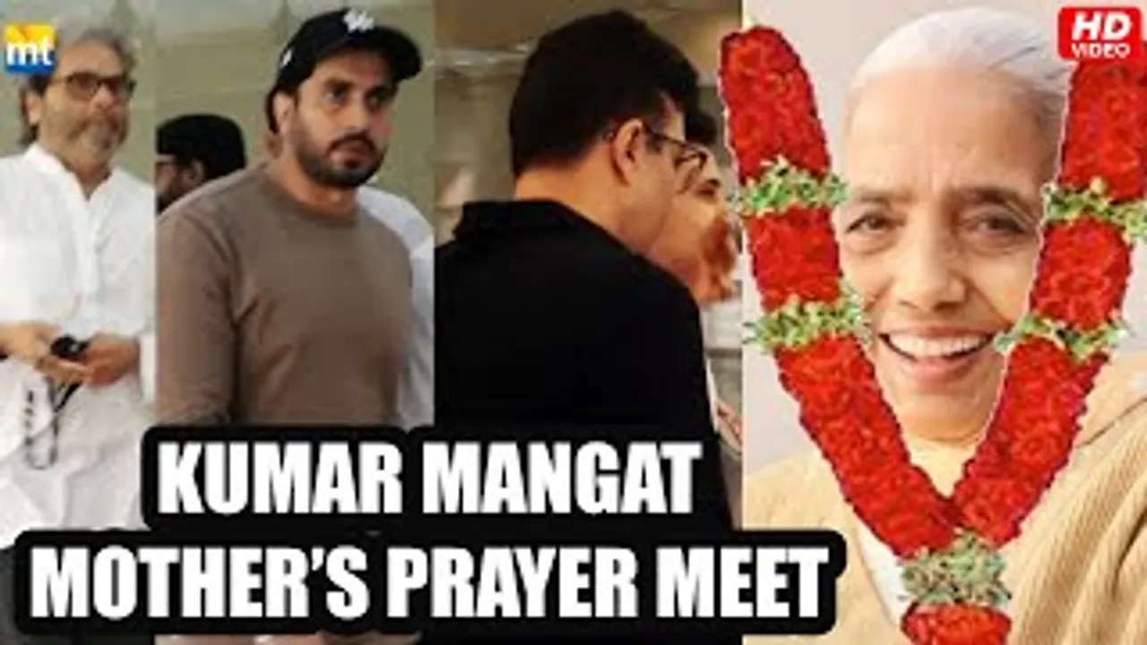 Bollywood Celebs Attend Drishyam 2 producer Kumar Mangat's Mother Bimala Devi's PRAYER MEET