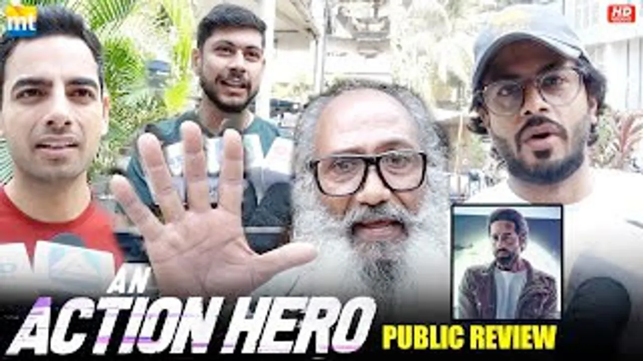 Ayushmann Ka Naya Roop Dekhne Mila An Action Hero Mein - An Action Hero Public Review