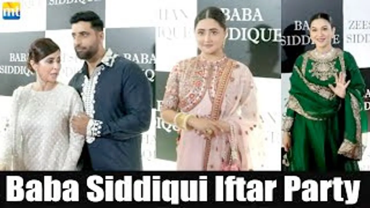 Pregnant Gauahar Khan, Urmila Matondkar with Hubby, Jannat Zubair, Rashami Desai And Others At Baba Siddiqui's Iftar Party