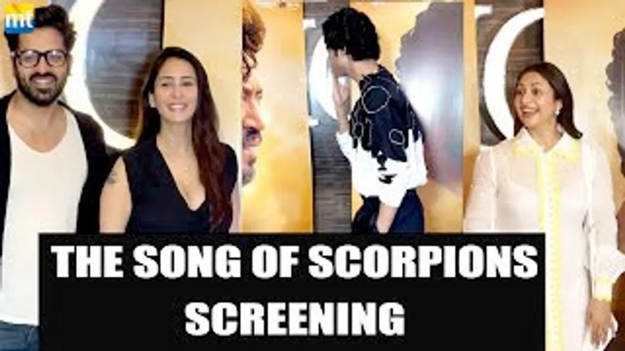 Babil Khan KISSES Dad Irrfan Khan's Pic, Chahatt Khanna, Divyanka Tripathi And Others At The Song Of Scorpions Screening