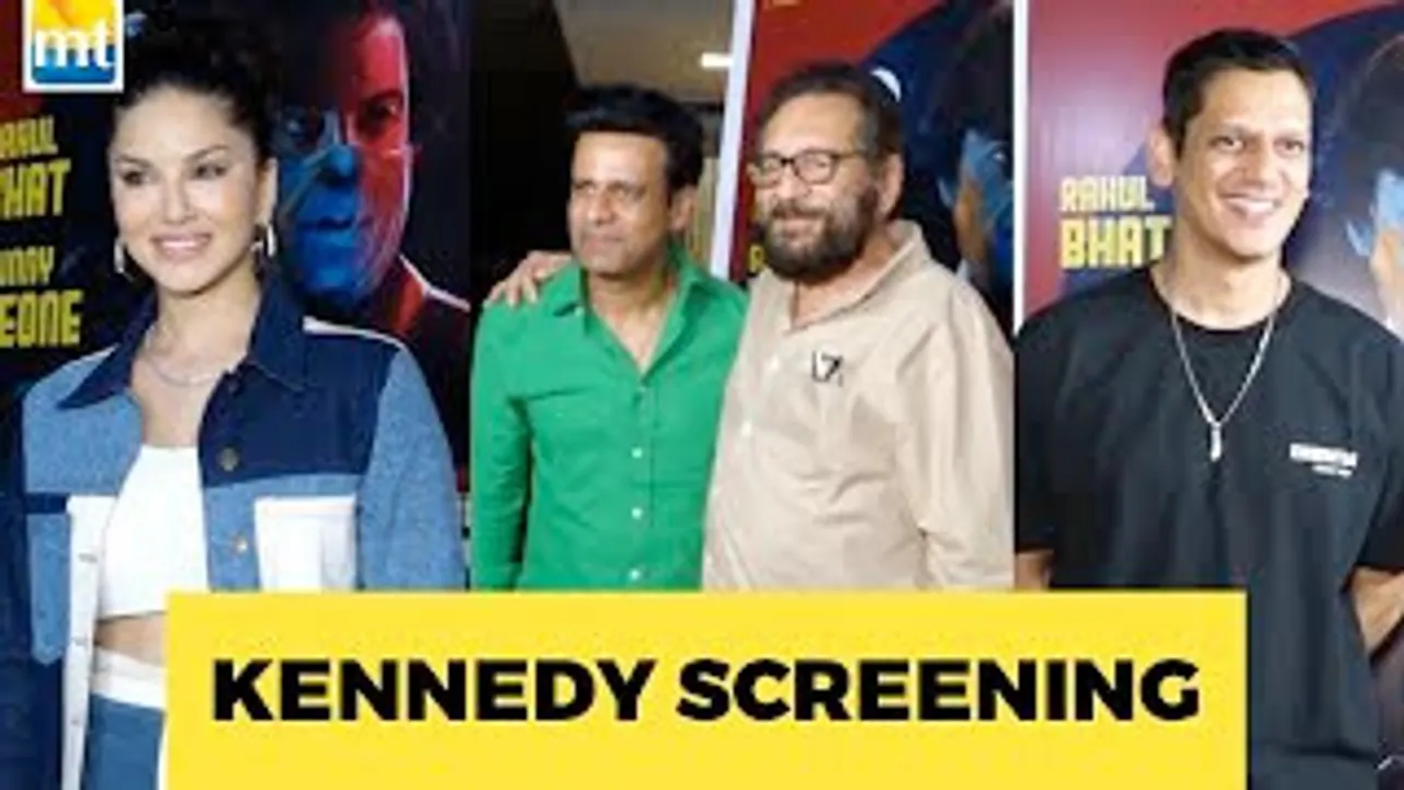 Manoj Bajpayee, Sunny Leone, Vijay Varma, Shabana Azmi & Shekar Kapur At Anurag Kashyap's Kennedy Screening