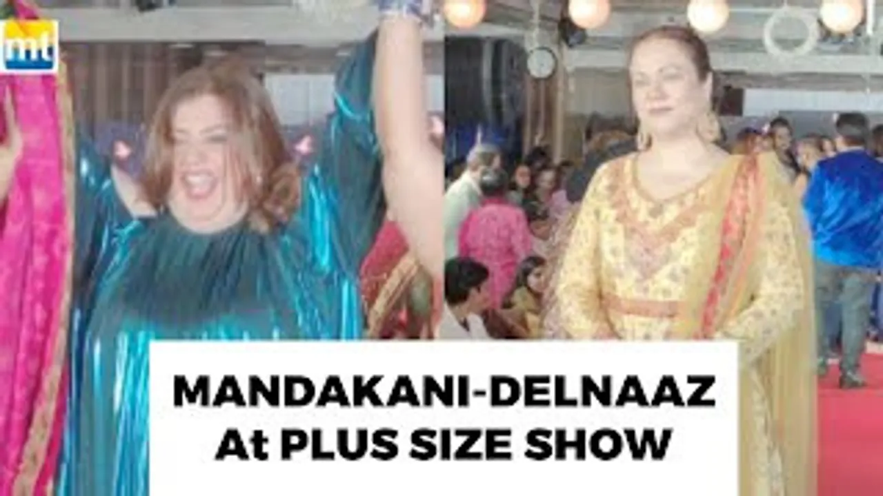 Mandakini & Delnaaz Irani Walk The Ramp At A Plus Size Ladies Fashion Show