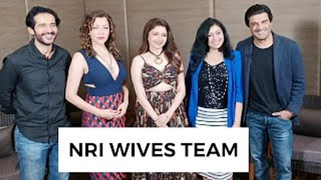 Bhagyashree, Samir Soni, Hiten Tejwani, Aditi Govitrikar & Gunjan Kuthiala at NRI Wives Event