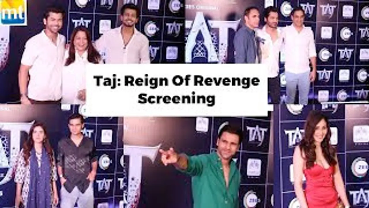 Siddharth Nigam, Pooja Chopra, Karishma Sharma, Vivek Dahiya And Others At Taj: Reign Of Revenge Screening