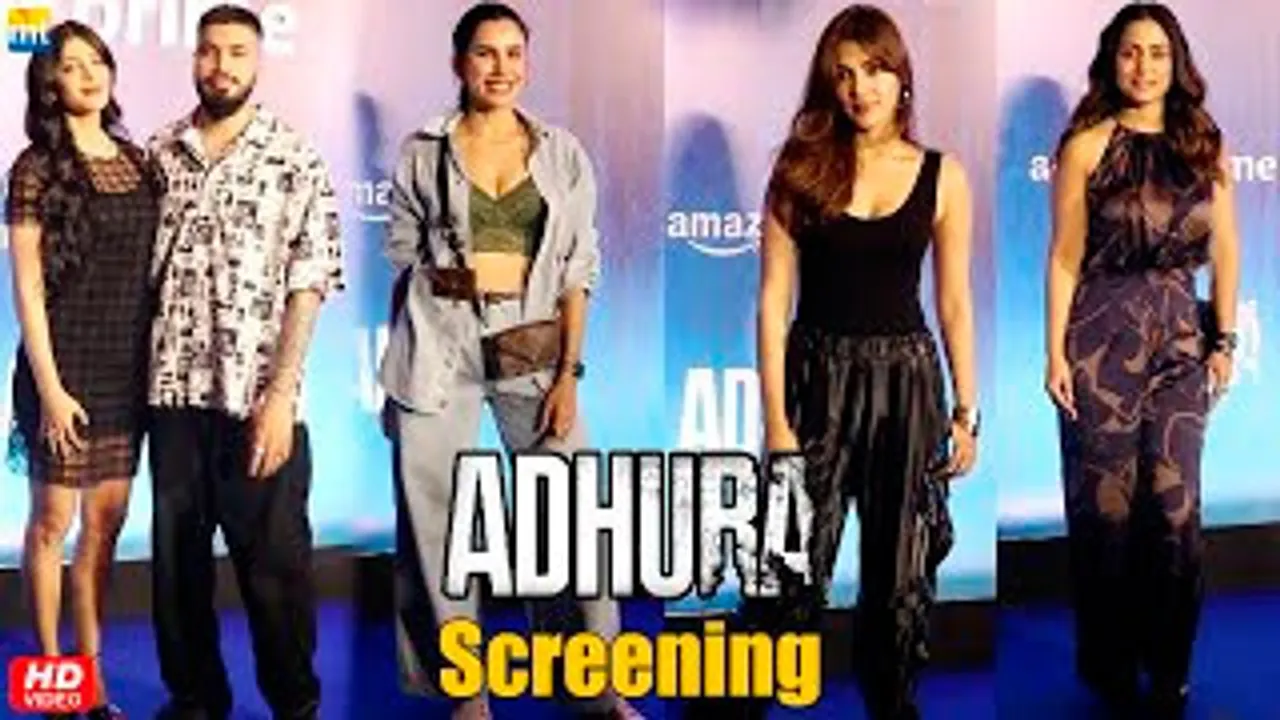 Adhura Screening With Shruti Haasan, Sonnalli Seygall, Rhea Chakraborty, Hina Khan And Others