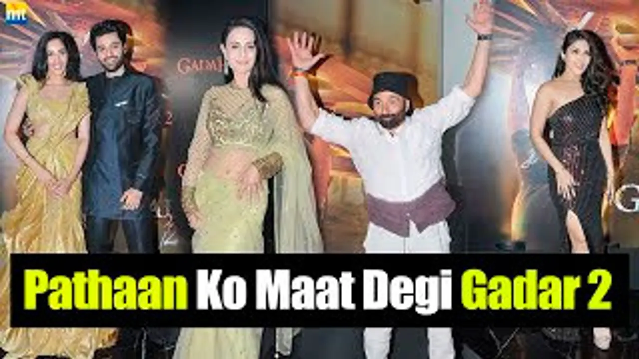 GADAR 2 Success Bash With Sunny Deol, Ameesha Patel, Simrat Kaur, Utkarsh Sharma And Others Celebs