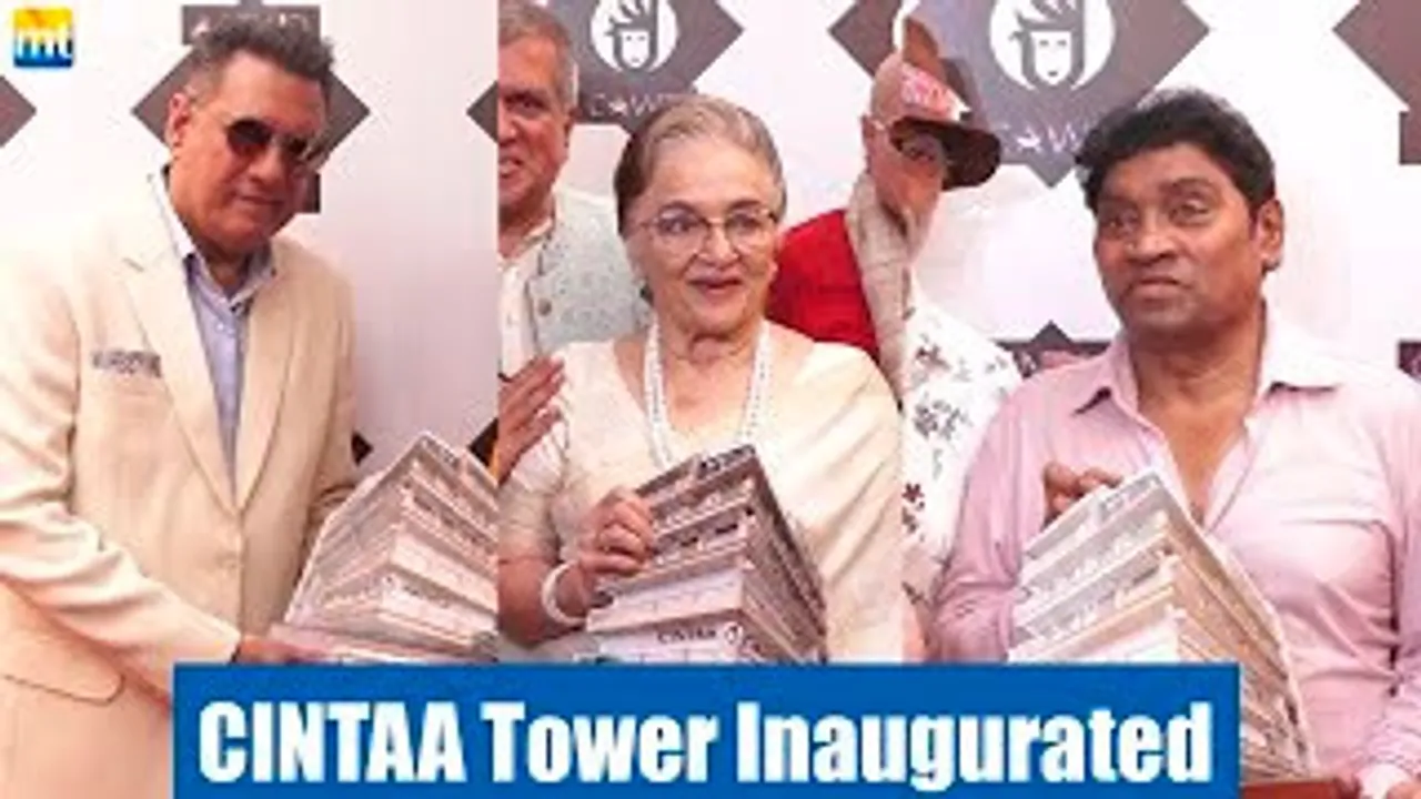 Dilip Kumar, Dara Singh and Amjad Khan's dream project CINTAA Tower Inaugurated With Boman Irani, Johnny Lever, Asha Parekh & Others