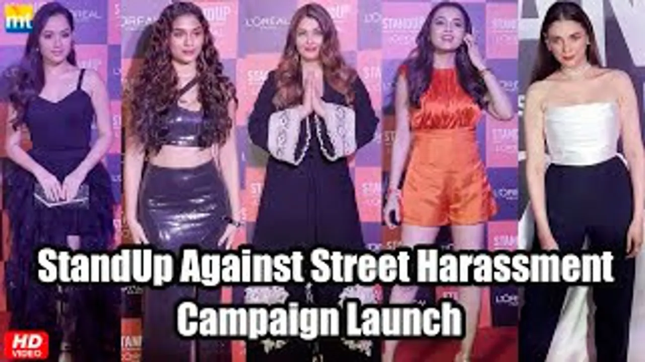 Aishwarya Rai, Tejasswi Prakash, Saiee Manjrekar, Aditi Rao Hydari, Gauahar Khan And Others At L'oreal Paris Standup Against Street Harassment Campaigh Red Carpet