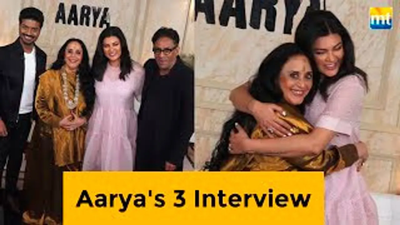 Sushmita Sen With Aarya Season 3 Cast - Interview