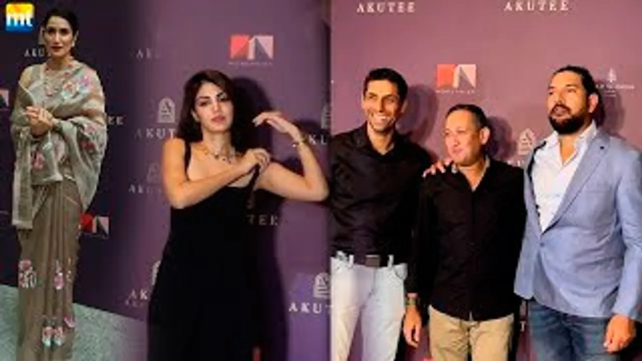 Huma Qureshi, Yuvraj Singh, Rhea Chakraborty, Ritika Sajdeh & Other Celebs at Zaheer Khan's Akutee Launch