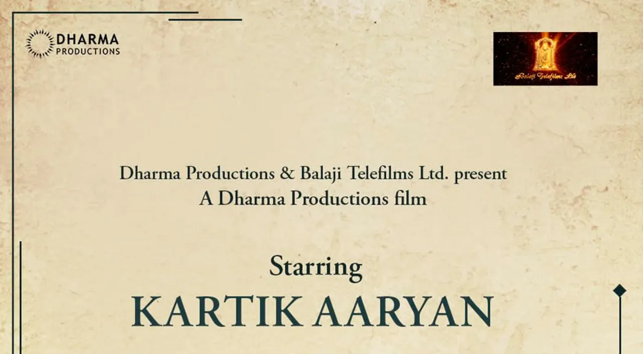 MASSIVE: Kartik Aaryan To Headline Dharma Productions and Balaji Telefilms' Next Epic War Drama