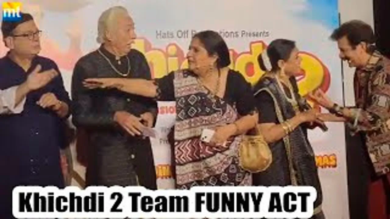 Khichdi 2 Cast FUNNY ACT At The Trailer Launch - UNCUT