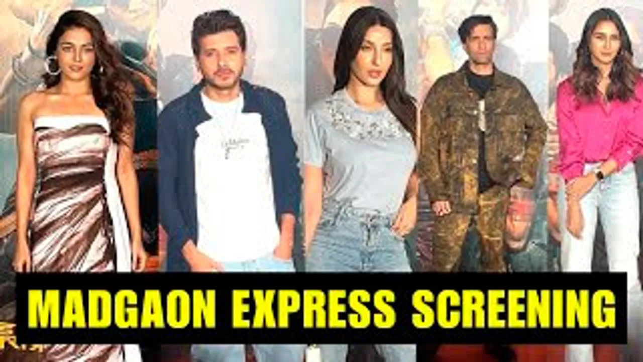 Nora Fatehi, Nikita Dutta, Kunal Kemmu-Soha Ali Khan, Wamiqa Gabbi, Divyenndu, Avinash Tiwary & Celebs At Madgaon Express Screening