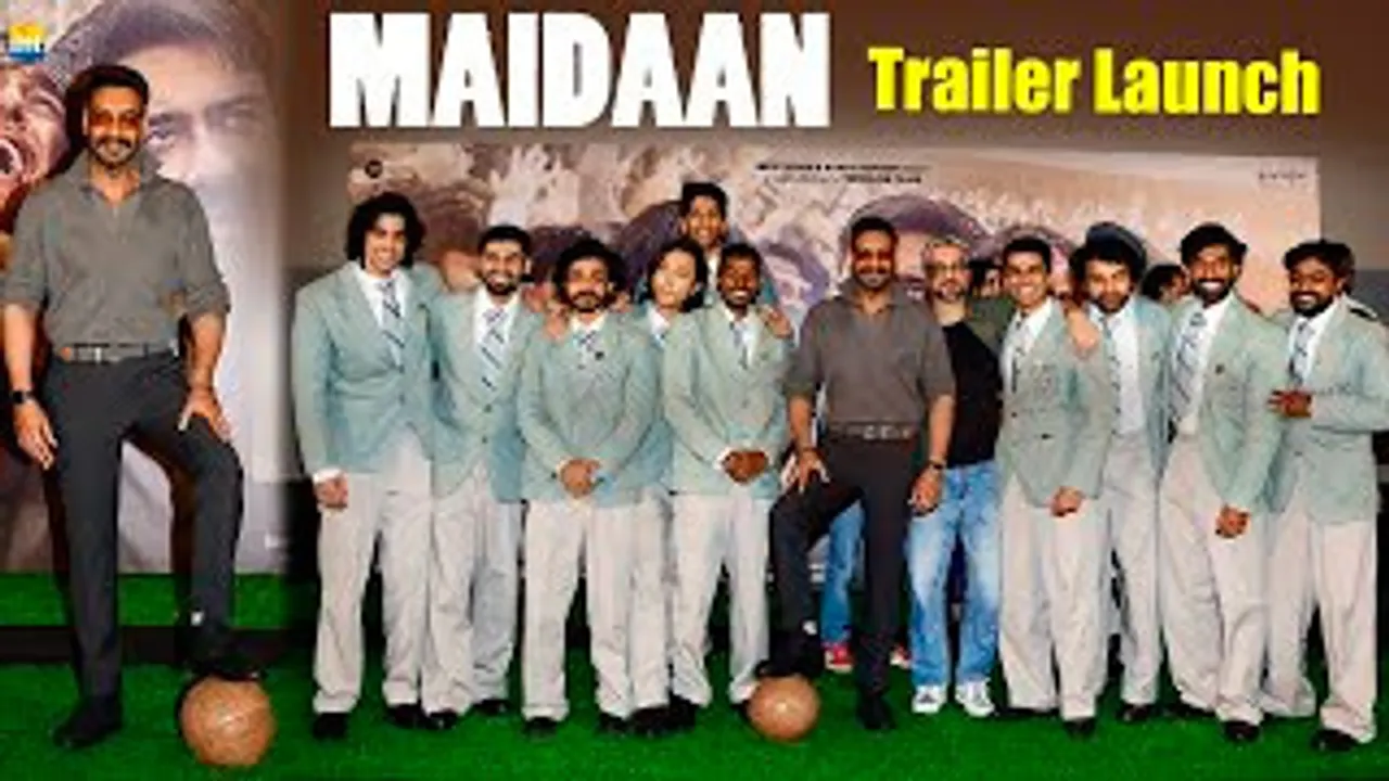 MAIDAAN Trailer Launch With Ajay Devgn, Priyamani, Boney Kapoor & Team - Uncut