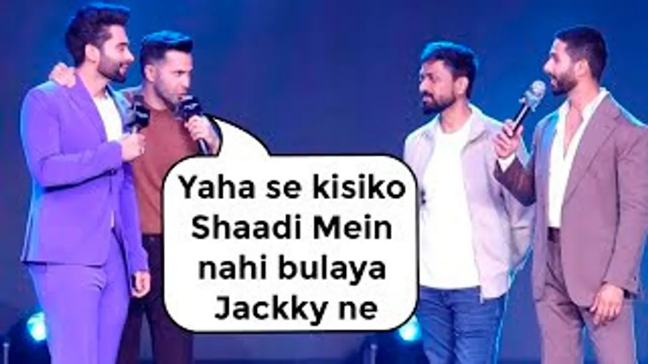 Jackky ने अपनी Shaadi में किसीको nahi बुलाया Says Varun Dhawan During Shahid Kapoor's Ashwatthama Announcement At Prime Video Event