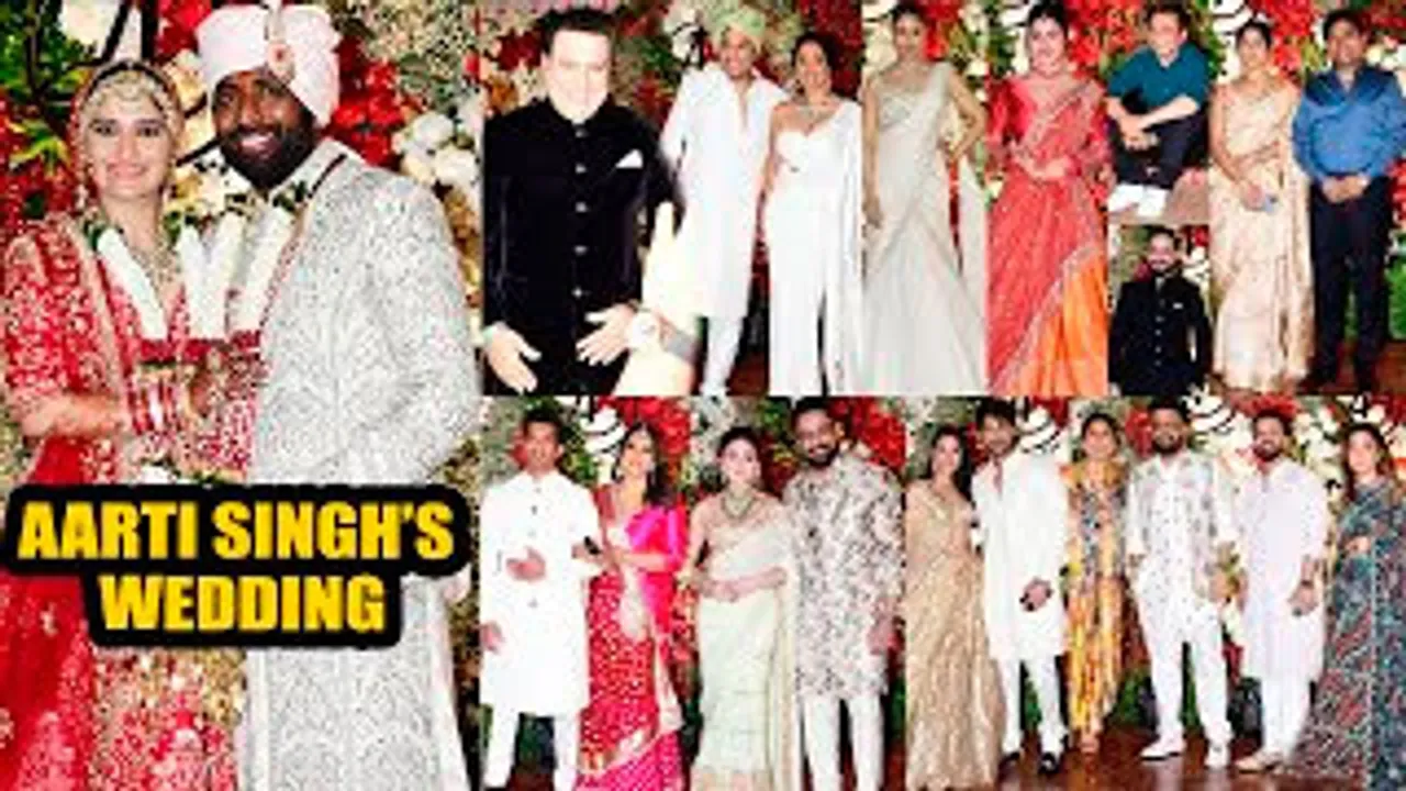 Arti Singh's Wedding - Govinda, Krushna Abhishek, Kapil Sharma, Priyanka Chahar Choudhary & Celebs Arrive At The Wedding