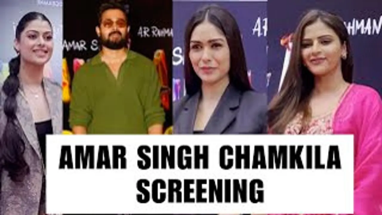 Mrunal Thakur, Bhuvan Bam, Saiyami Kher, Avantika Dassani & Celebs At Amar Singh Chamkila Screening