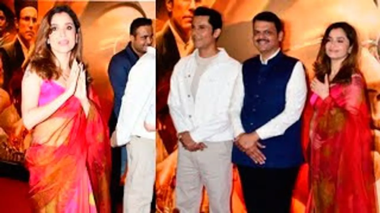 Randeep Hooda, Ankita Lokhande, Devendra Fadnavis & Celebs At Swatantrya Veer Savarkar Marathi Screening