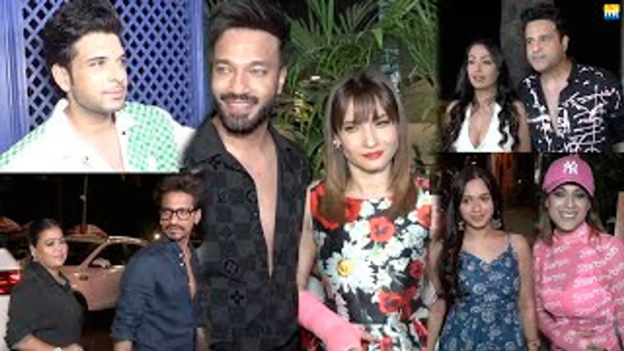 Ankita Lokhande-Vicky Jain, Karan Kundrra, Bharti Singh-Harsh Limbachiyaa, Krushna Abhishek-Kashmera Shah Others At An Party