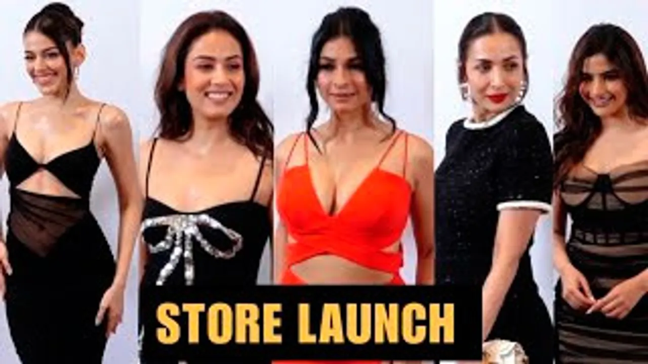 Malaika Arora, Mira Kapoor, Tanisha Mukerji, Bhumi Pednekar, Sharvari, Alaya F & Celebs At A Brand Store Launch Event