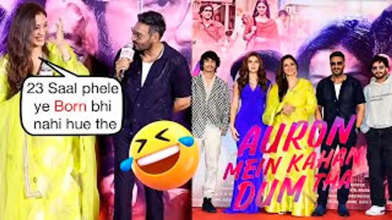 Auron Mein Kahan Dum Tha Trailer Launch UNCUT - Ajay Devgn Tabu Funny Moments Along With Cast & Crew