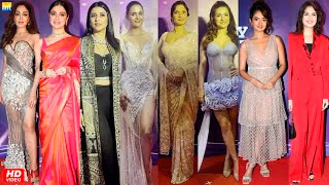 Mannara Chopra, Ankita Lokhande, Avneet Kaur, Priyanka Chahar Choudhary, Anushka Sen & Celebs At An Award