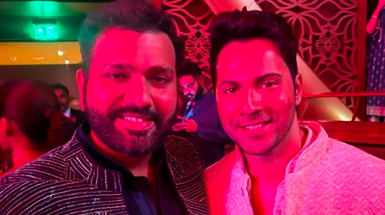 Varun Dhawan Meets Rohit Sharma; Calls Him Mumbai Cha Raja