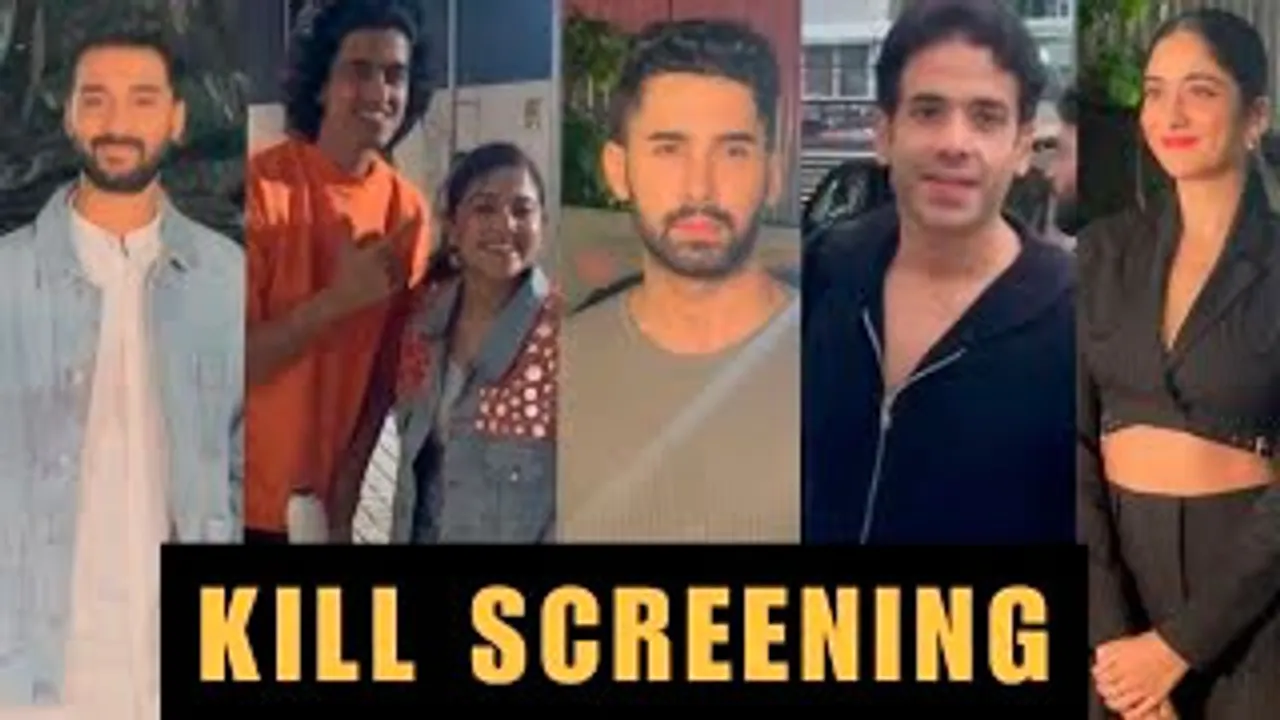 Raghav Juyal, Lakshya, Tanya Maniktala, Shweta Tripathi & Celebs at KILL Screening