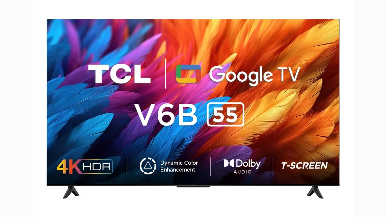 TCL 139 cm (55 inches) Metallic Bezel-Less Series 4K Ultra HD Smart LED Google TV