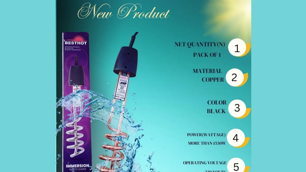 BESTHOT Immersion Water Rod