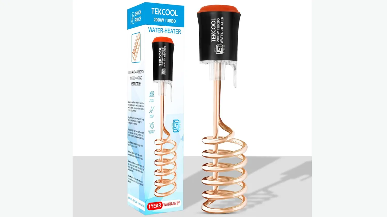 TEKCOOL Water Heater 2000W Shock Proof Immersion