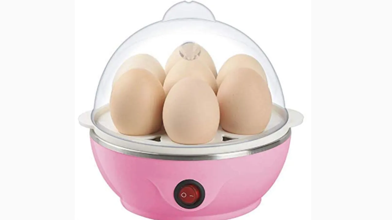 SOFLIN Egg Boiler Electric Automatic Off 7 Egg Poacher For Steaming
