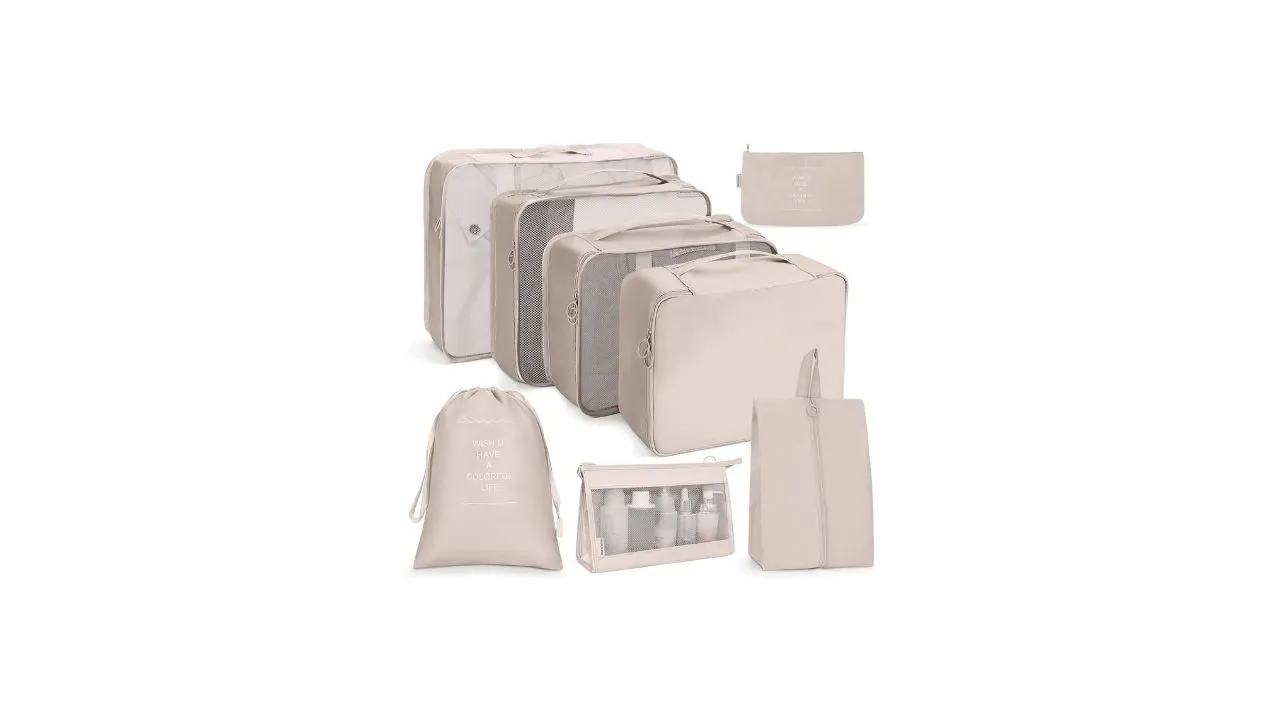 Oceanevo 8 Pcs Travel Organizer Bags
