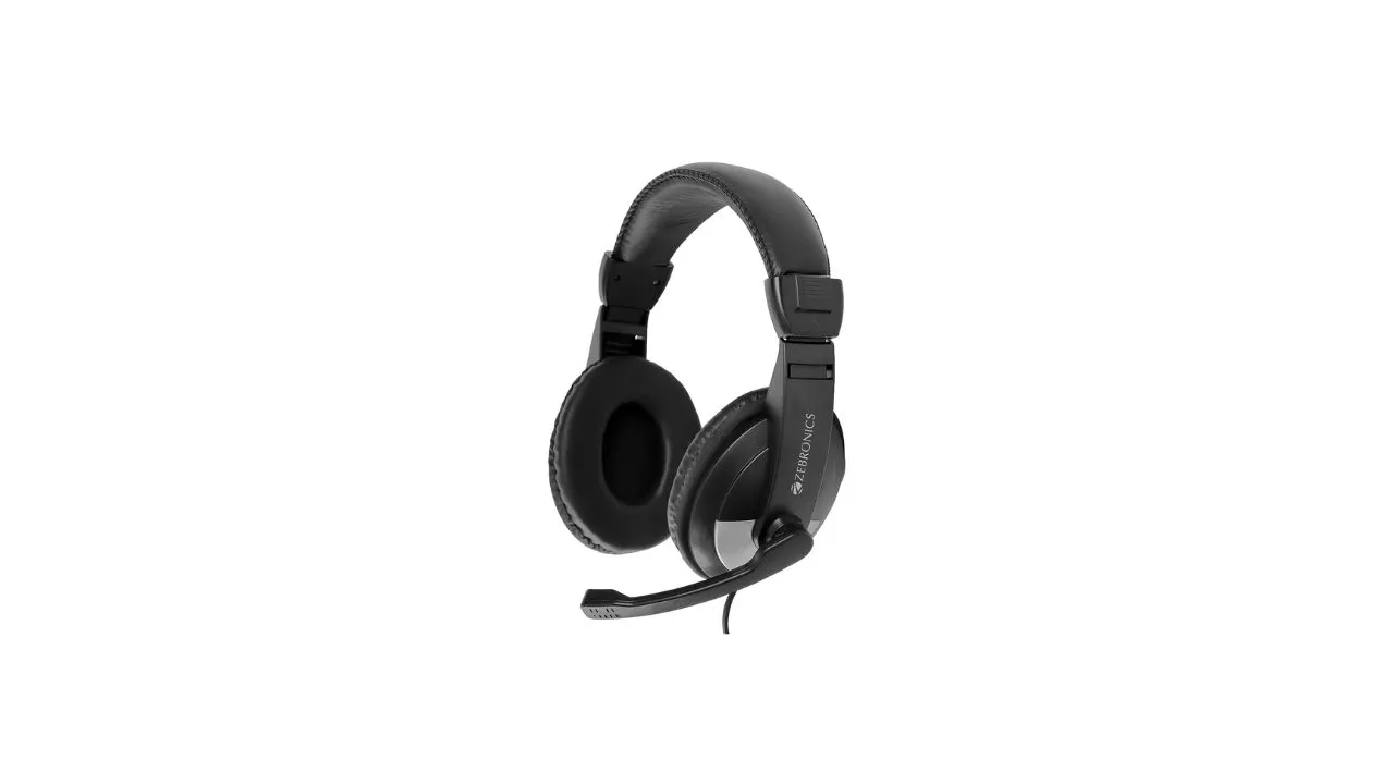 ZEBRONICS Zeb-200HM Wired On Ear Headphone