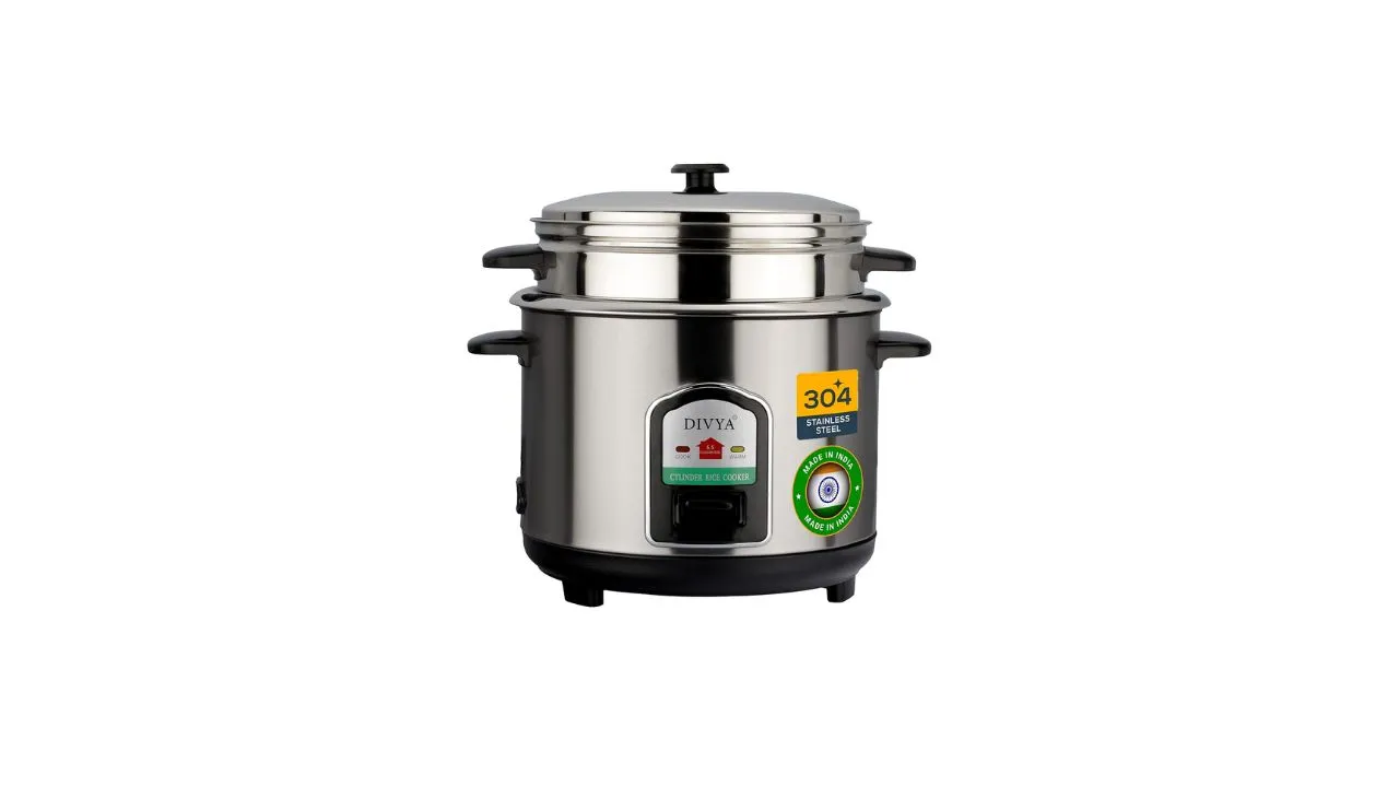 DIVYA Stainless Steel Electric Rice Cooker