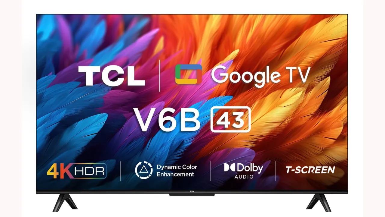 TCL 108 cm (43 inches) Metallic Bezel-Less Series 4K Ultra HD Smart LED Google TV