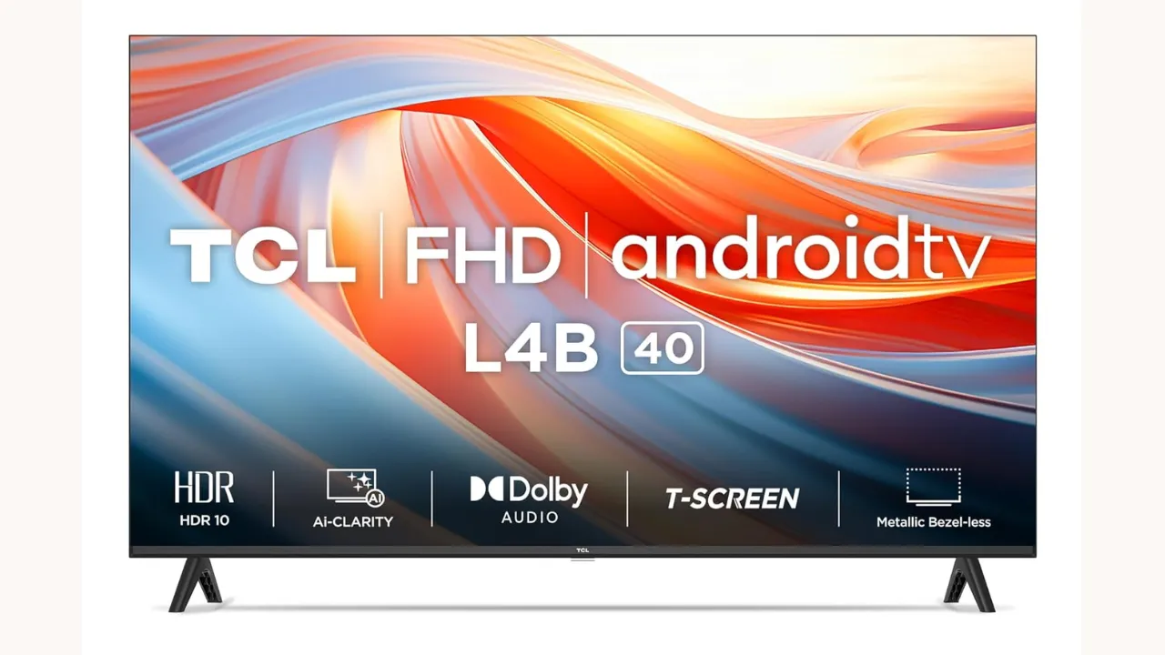 TCL 101 cm (40 inches) Mettalic Bezel-Less Full HD Smart Android LED TV 