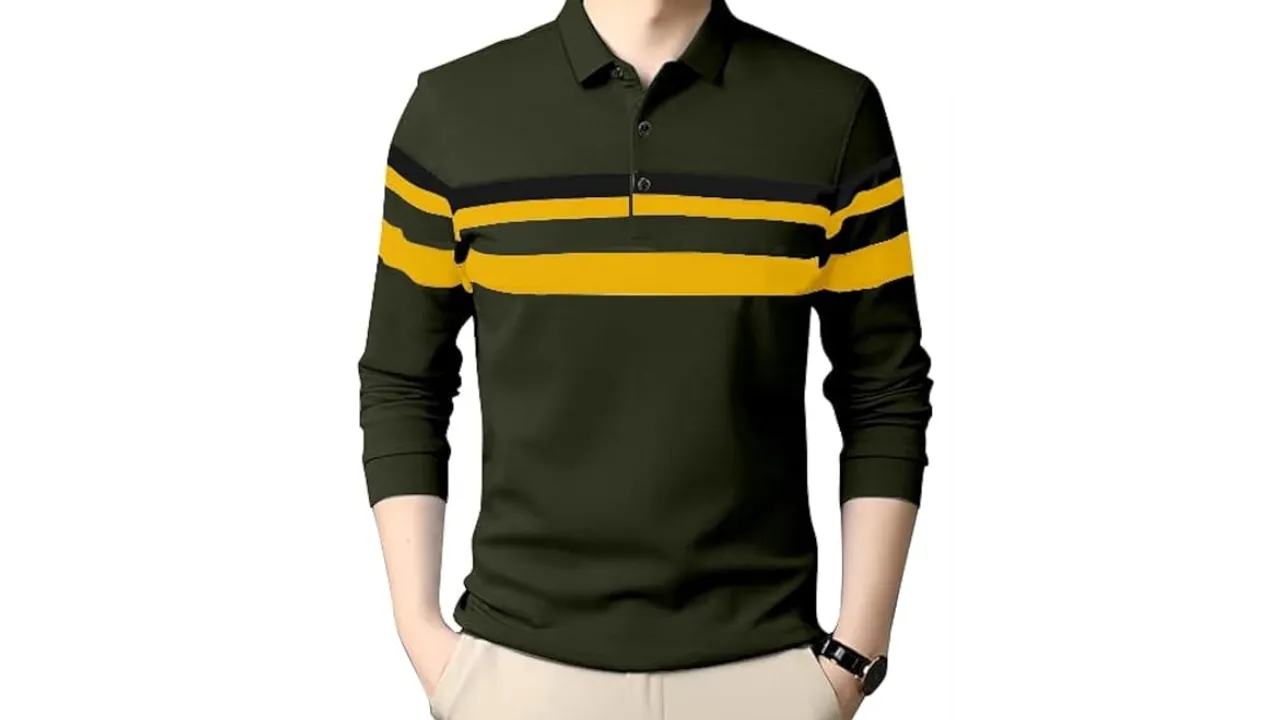 AUSK Men's Polo T-Shirt Full Sleeves Regular Fit