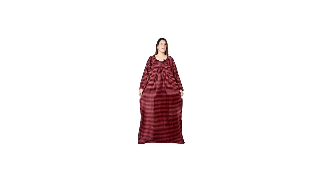UPPER COLLECTION Plus Size Woolen Maxi