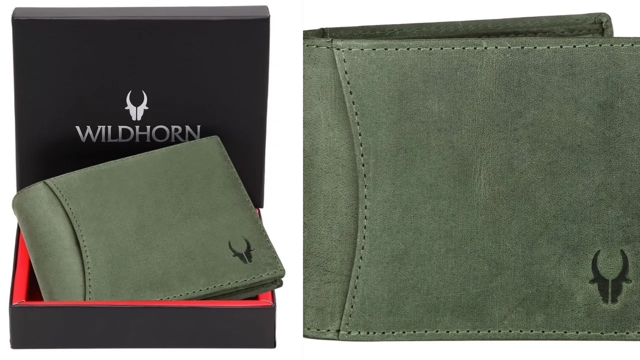 WildHorn RFID Protected Leather Wallet for Men