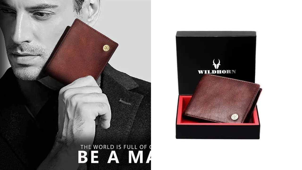 WildHorn RFID Protected Leather Wallet for Men