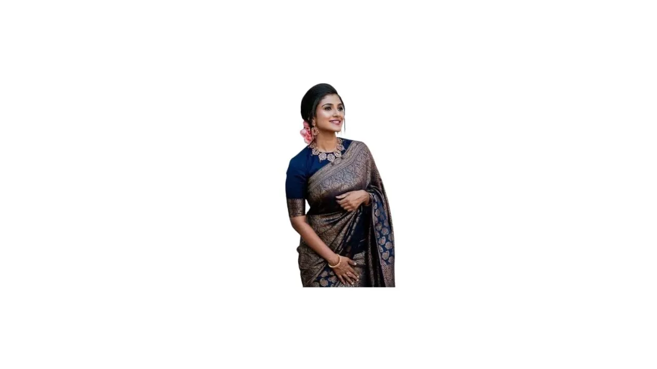 Flosive Women's Kanjivaram Silk Saree