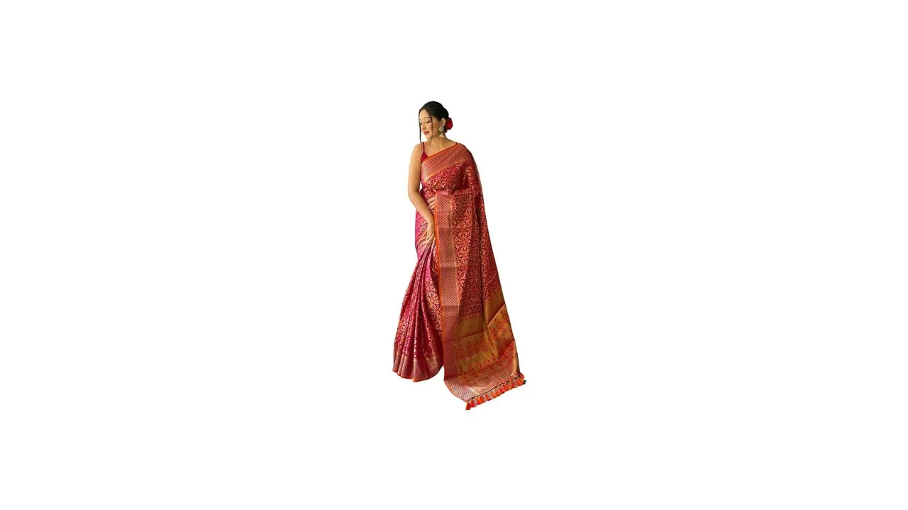 SGF11 Women's Kanjivaram Silk Saree