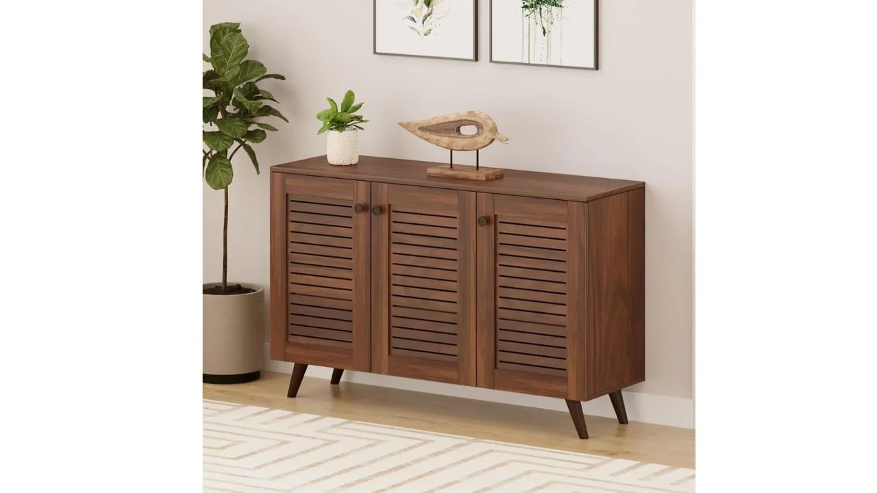 BLUEWUD Carlem Engineered Wood Shoe Rack