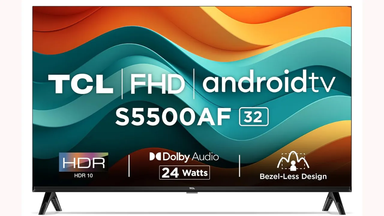 TCL 32 inches Metallic Bezel-Less S Series FHD Smart Android LED TV