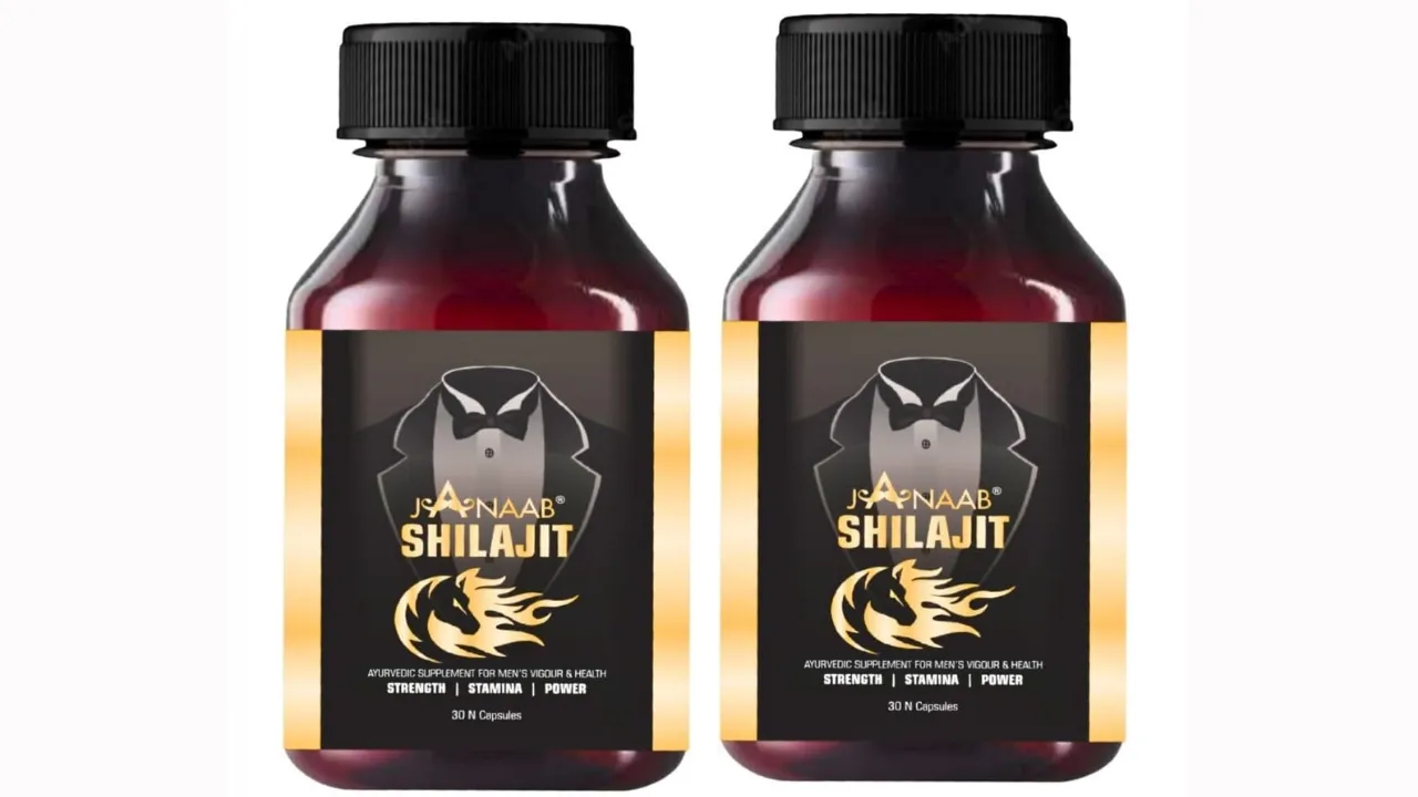 Janaab Pure Shilajit Ayurvedic 2 * 30 Capsules 