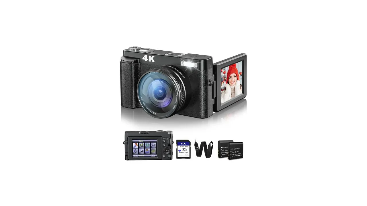 Fulealfly 4K Digital Camera For Video