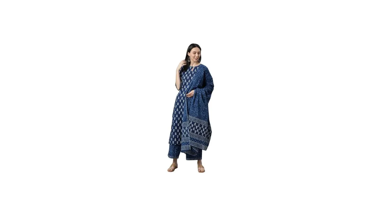 Amayra Women's Kurta with Palazzos and Dupatta Set